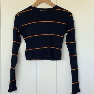 Stripped brandy Melville long sleeve shirt
